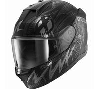 SHARK Integralhelm D-SKWAL 3 Shiever schwarz matt antrazit silber M 57/58