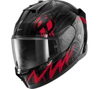 Shark D-Skwal 3 Shiever schwarz matt silber rot Gr. M 57/58