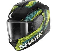 Shark D-Skwal 3 Speed-Vib schwarz matt grün gelb Gr. M 57/58