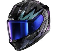 SHARK, Integralhelme motorrad D-SKWAL 3 BLAST-R black green glitter KGX, XS