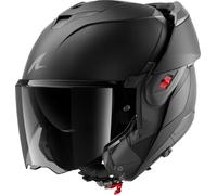 SHARK, Modularer Motorradhelm OXO Dark Shadow Black Mat KMA, M