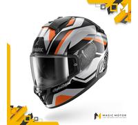 Shark Motorradhelm Integralhelm RIDILL 2 L APEX Silber