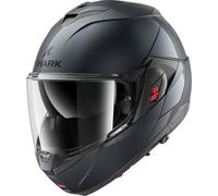 Shark Oxo Blank Klapphelm, schwarz-grau, Größe M für Männer