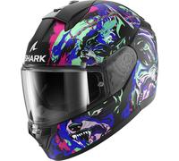 Shark Ridill 2 Raging Beast Helm, schwarz-pink-grün-blau, Größe XL für Männer