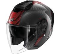 SHARK, Jet-Motorradhelm RS JET CARBON IKONIK Red Chrome DRU, XL