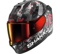 Shark Skwal i3 mit LED Hellcat Mat KUR Gr. M 57/58 + EXTRA VISIER