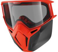 Shark Street Drak Motorradbrille und Maske Set, orange, Einheitsgröße