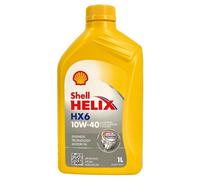 Shell Helix HX6 10W-40 : 8 x 1 Liter
