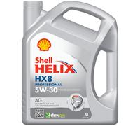 Motoröl SHELL 550054288 Helix HX8 Professional AG 5W-30 5L für