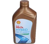 SHELL Motoröl 0W-20 Helix Motor Öl API SP Hybrid 1L Kompatibel mit NISSAN Qashqai II J11, J11, MAZDA CX-5 KE, GH, TOYOTA Yaris Schrägheck P9, HYUNDAI Kona OS