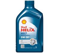 SHELL Motoröl 5W-30 Helix Synthetiköl Motor Öl ACEA A1/B1 API SJ HX7 Professional AF 1L Kompatibel mit FORD Fiesta Mk6 Schrägheck JA8, JR8 Fiesta Mk5 Schrägheck JH1, JD1, JH3, JD3, NISSAN