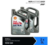 5l Shell Helix Ultra Racing 10w60 Motoröl Motoren Öl Oel Oil 550040761