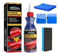 Shengxi Kratzer Entferner Auto Kit, Kratzer Entferner Auto Enthält Autopolitur Polierschwamm Poliertuch, Fahrzeuglack Reparatur Set für Glanz und Schutz, Quick Effect Coating Agent
