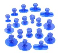 SHERCHPRY 18 Stück Dellenentfernungs Werkzeugset mit Saugnäpfen und Klebelaschen Wiederverwendbarer Autobeulenentferner für Kleine und Große Dellen Hagelschaden Reparaturset für