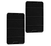 SHERCHPRY 2 Stück Pack rutschfeste Silikon Antirutschmatten mit Handyhalter für Armaturenbrett Hitzebeständig Einsetzbar Praktische Auto Organizer Pads für Schlüssel