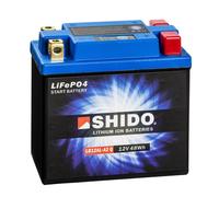 Shido Lithium Motorradbatterie LiFePO4 LB12AL-A2 Q 12V