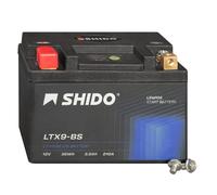 SHIDO YTX9-BS Lithium-Ionen Motorradbatterie Lithium Batterie