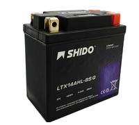 Shido Lithium Motorradbatterie LiFePO4 LTX14AHL-BS Q 12V