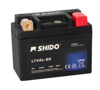 SHIDO Motorrad-Batterie Einheitsgröße