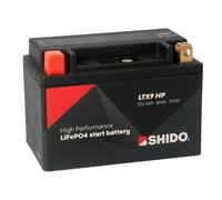 Batterie Shido Lithium High Performace LTX9 HP / YTX9-BS, 12V/CCA:360A (150x87x105mm)