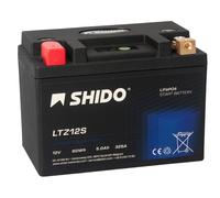 Shido Lithium Motorradbatterie LiFePO4 LTZ12S 12V