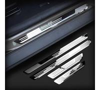 SHIHUAFADACAI 4 Stück Auto Einstiegsleisten Schutz für Opel Mokka 2025 2024, Schwellenleiste aus Edelstahl, Willkommenspedal Türschweller, Schritt Schutz ZubehöR