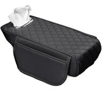 SHILONGBAIHUO Schutzmatte for Die Mittelkonsole im Auto für Citroen C4 X (2022 2023 2024 2025), Armlehnenmatte mit Taschentuch-Aufbewahrungstasche, Auto Armlehne Kissen,C