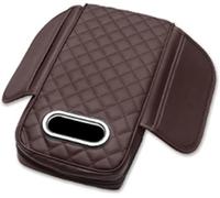 SHILONGBAIHUO Schutzmatte for Die Mittelkonsole im Auto für VW Polo V (6R 6C) 05.2009-09.2017, Armlehnenmatte mit Taschentuch-Aufbewahrungstasche, Auto Armlehne Kissen,A