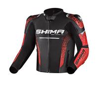SHIMA Blake Motorrad Jacke Herren mit Protektoren Leder Sommer Schutzjacke Stadt