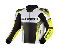 SHIMA Blake Motorrad Jacke Herren mit Protektoren Leder Sommer Schutzjacke Stadt