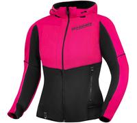SHIMA Daybreaker Damen Motorrad Zip Hoodie, pink/schwarz, Größe XL