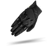 SHIMA DRIFT GLV Motorrad Handschuhe Damen Leder Kurze Sommer Motorradhandschuhe Schutz Touchscreen Stadt Lederhandschuhe Motorcycle Belüftet Verstärkt Perforiertes Leicht (Frauen, Schwarz, M)