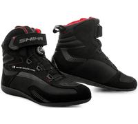 SHIMA EXO Vented, Motorradschuhe für Männer - Verstärkte Straßenreitschuhe mit ATOP-Verschlusssystem, Knöchelstütze, Rutschfeste Sohle, Schaltgriff (Schwarz, 43)