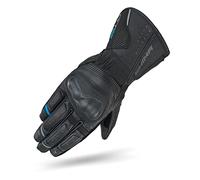 SHIMA GT-2 WP Motorradhandschuhe Damen - Ganzjährig, wasserdichte, Touchscreen, Isolierte Handschuhe mit Knöchel und Finger Protektoren, Handflächenschieber, Verstärkte Handfläche (Schwarz, XS)