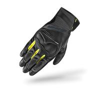 SHIMA HERO GLV Motorrad Handschuhe Damen Leder Kurze Sommer Motorradhandschuhe Schutz Touchscreen Stadt Lederhandschuhe Motorcycle Belüftet Verstärkt Perforiertes Leicht (Damen, Fluo, M)