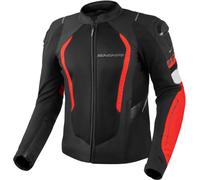 SHIMA Mesh Pro 2.0 Motorrad Textiljacke, schwarz-weiss-rot, Größe 2XL