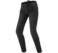SHIMA METRO Motorrad Jeans Damen mit Protektoren AIRFORCE Knieprotektoren Motorradhose Kurzgrößen Hosen Motorradjeans für Damen Protektorenhose Textilhose Jeanshose Lang (Frauen, Schwarz, 28/30)