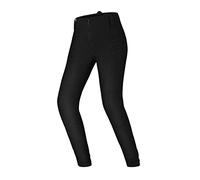 Shima NOX 2.0 MotorradJeggins Damen - Atmungsaktive, Elastische, Slim Fit Biker Jeggins Damen mit DuraQL Schicht, Slim Fit, Knie und Hüft Protektoren (Schwarz, M)
