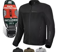 SHIMA Openair Motorrad Textiljacke, schwarz, Größe XXL