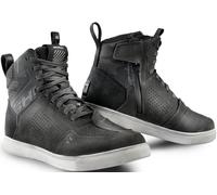 SHIMA Rebel Vented 2.0 perforierte Motorrad Schuhe, grau, Größe 46 für Männer