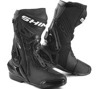 SHIMA VRX-3 perforierte Motorrad Stiefel, schwarz-weiss, Größe 46 für Männer