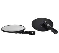 SHIN-YO Lenkerendenspiegel Paar, Schwarz, Rund