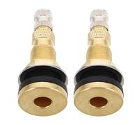 SHINEOFI 2 Stück Vollkupfer Reifenventile mit Klemmbefestigung für Schlauchlose Traktorreifen Robustes Ventil für Landwirtschaft LKW Walzen und Baumaschinen