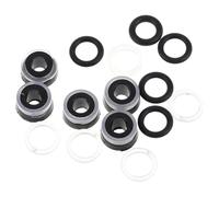 SHINEOFI 5 Sätze Öldichtungen für Hydraulikheber, O-Ring-Dichtung für Wagenheber, Hochleistungs-ersatzdichtungen Hydraulikreparaturteile