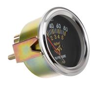 SHINEOFI Kfz Öldruckmesser 52mm Metallgehäuse Mechanisches Öldruckmessgerät für Auto Öldruckanzeige Universell Passend zur Fahrzeugüberwachung