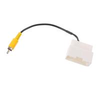 SHINEOFI Rückfahrkamera Adapterkabel für Autoradio, Plug and Play | Stabile Signalübertragung, für Kfz Elektronikverkabelung, Kunststoff und Legierung, Passend für Backup Kamera