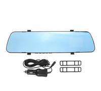 SHINYPASING Intelligenter Rückspiegel mit Rückfahrkamera und Hochauflösender Aufnahme Schlankes Design aus Kunststoff und Metall für Sicheres Parken und Rückwärtsfahren im Auto