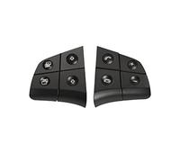 Shkalacar Lenkrad Steuerung Tasten Schalter Ersatz für Mercedes Benz W164 W245 W251 ML GL B R Klasse Schwarz