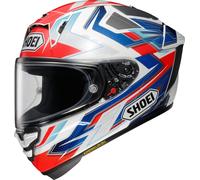 Shoei X-SPR Pro Escalate Helm, weiss-rot-blau, Größe L für Männer
