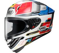 Shoei X-SPR Pro Proxy Helm, weiss-rot-blau, Größe M für Männer